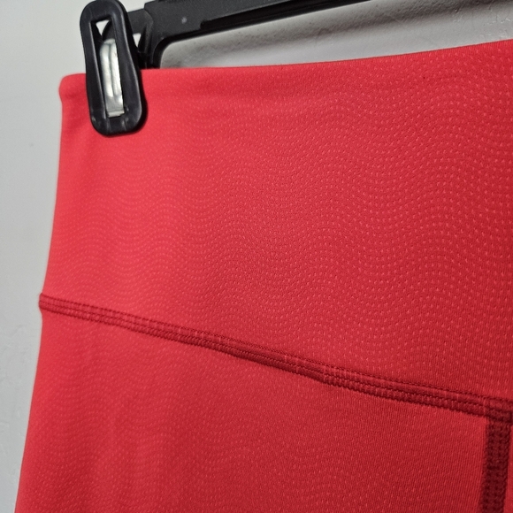 Zyia Active Women's 8-10 Red High-Waisted Leggings Compression Support Athletic - Picture 4 of 7